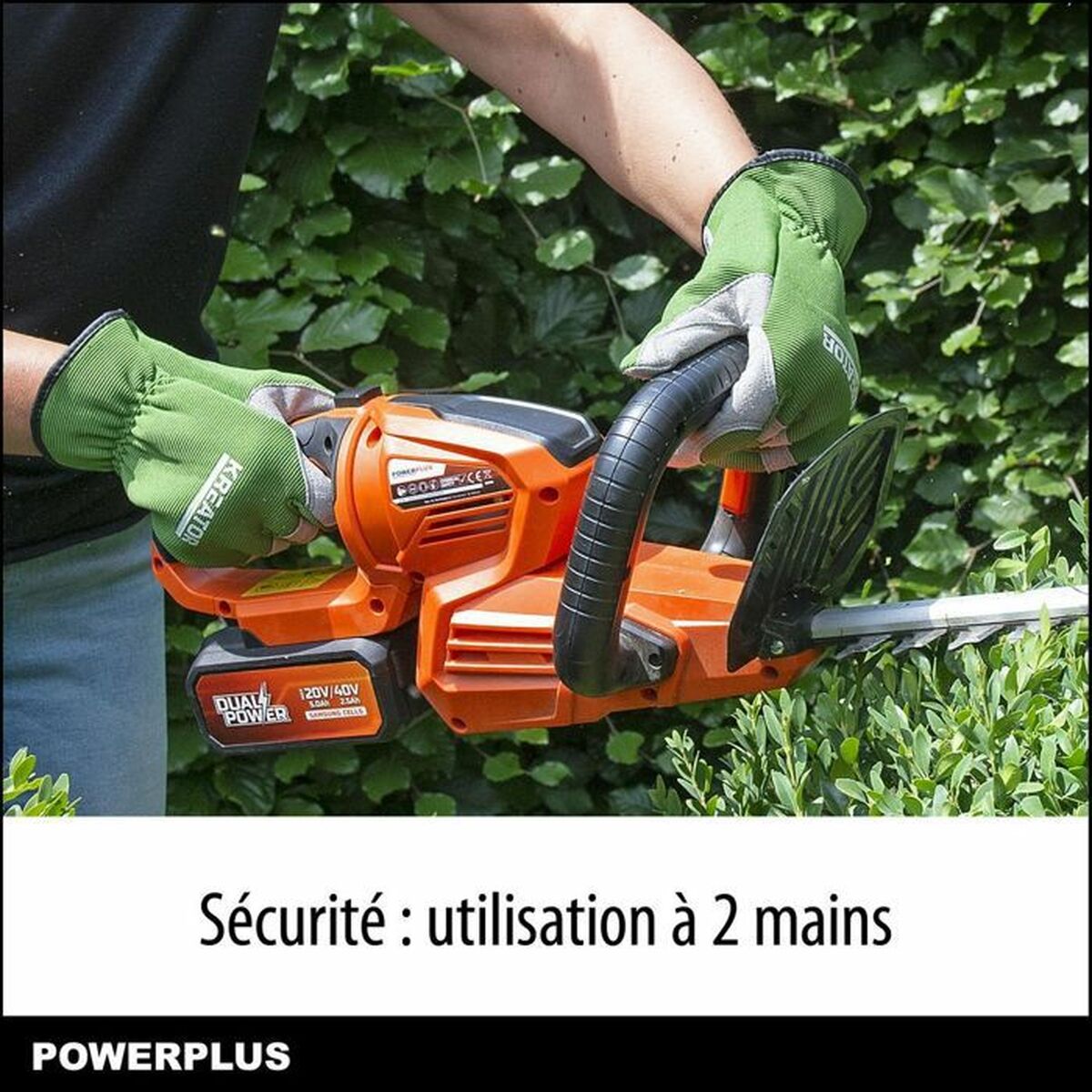 Gyvatvorių žirklės Powerplus 67 cm 40 V